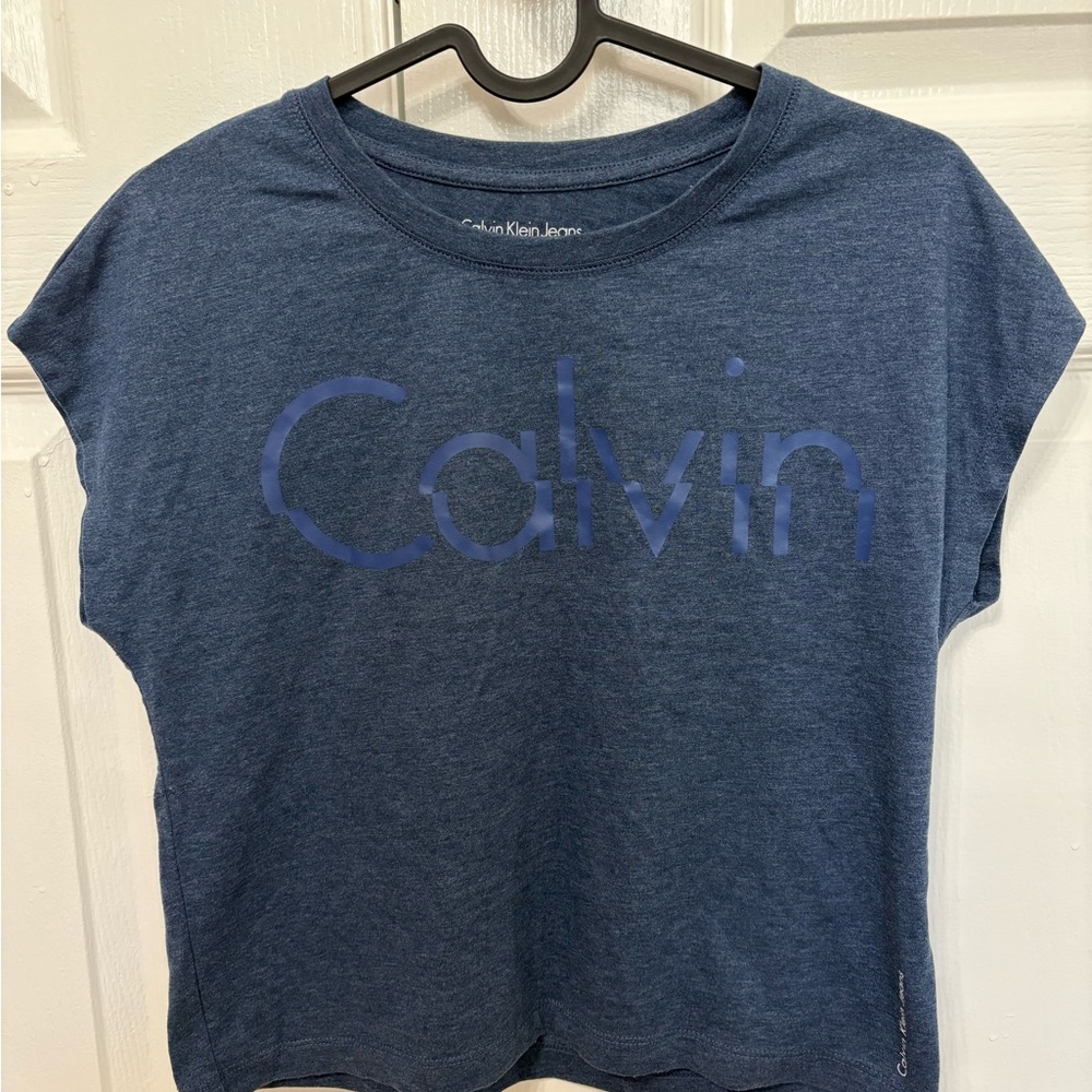 Calvin Klein Jeans Navy Blue Short Sleeve Tee